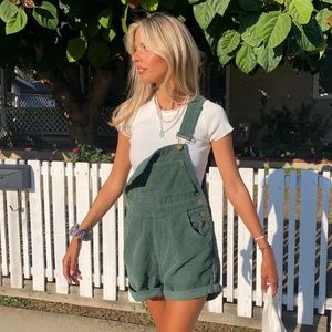 Princess Polly Kacey Overalls Khaki